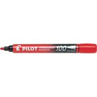 Series 100 Permanent Marker, Bullet, Red Dufferin Supply