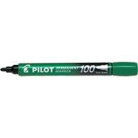 Series 100 Permanent Marker, Bullet, Green Dufferin Supply