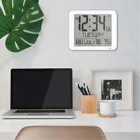 Digital Desktop Clock, Digital, Battery Operated, Black OR502 | Dufferin Supply