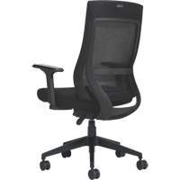 High-Back Weight-Sensing Synchro-Tilter, Mesh, Black Dufferin Supply