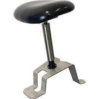 Tabouret assis-debout TA200, Vinyle, Noir, Capacit&eacute; 280 lb Dufferin Supply