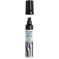 Refillable Super Colour Permanent Marker, Chisel, Black Dufferin Supply
