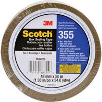 Ruban d'emballage Scotch 355, Adh&eacute;sif Thermofusible, 3,4 mils, 48 mm (1-22/25") x 50 m (164') Dufferin Supply