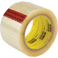 Scotch&reg; Box Sealing Tape 371, Hot Melt Adhesive, 1.9 mils, 36 mm (1-1/2") x 914 m (2998') Dufferin Supply