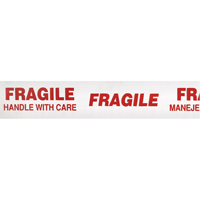 Scotch&reg; 3771 Box Sealing Tape with Message, Hot Melt Adhesive, 2 mils, 48 mm (1-22/25") x 100 m (328') Dufferin Supply