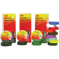 Scotch&reg; Super 33 Tape, 19 mm (3/4") x 20.1 m (66'), Black, 7 mils Dufferin Supply