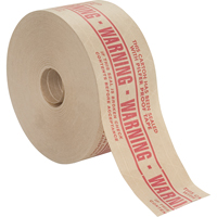 Pre-Printed Gummed Tapes, 72 mm (2-4/5") x 137 m (449.475'), Kraft Dufferin Supply