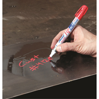 Marqueur pour surfaces huileuses Paint-Riter +, Liquide, Rouge Dufferin Supply
