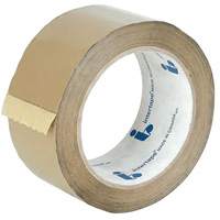 Box Sealing Tape, Hot Melt Adhesive, 1.6 mils, 48 mm (1-22/25") x 50 m (164') Dufferin Supply