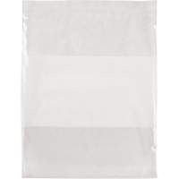 White Block Poly Bags, Reclosable, 15" x 12", 2 mils PF963 | Dufferin Supply