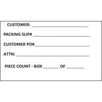 Generic Shipping Label, 4" W x 6" L, White Dufferin Supply