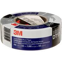 DT17 Super-Duty Duct Tape, 17 mils, Black, 48 mm (2") x 32 m (105') Dufferin Supply