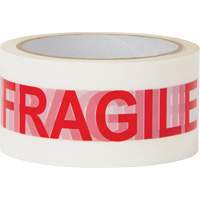 Ruban d'emballage Fragile, Adh&eacute;sif Thermofusible, 2 mils, 48 mm (2") x 100 m (328') Dufferin Supply