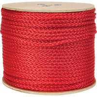 Corde rouge tress&eacute;e, Polypropyl&egrave;ne, 500' Dufferin Supply