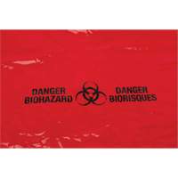 Waste Bags, Bio-Hazard, 38" L x 30" W, 2 mils Dufferin Supply
