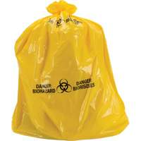 Waste Bags, Bio-Hazard, 60" L x 36" W, 6 mils Dufferin Supply