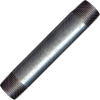 Raccord long, Galvanis&eacute;, 1/2", NPT x NPT Dufferin Supply