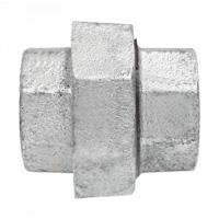 Raccord union pour tuyau, 1/8", Fer galvanis&eacute;, FPT Dufferin Supply