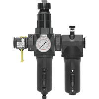 Automatic Drain Filter, Regulator & Lubricator with Metal Bowl & Gauge Modulair 400, 3/4" NPT Dufferin Supply