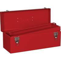 Tool Box, 7-1/8" D x 19" W x 7-1/2" H, Red Dufferin Supply