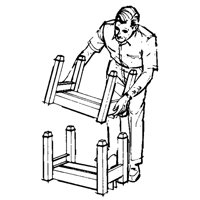 Supports empilables mobiles, 12" la x 16" p, Capacit&eacute; de 2500 lb Dufferin Supply