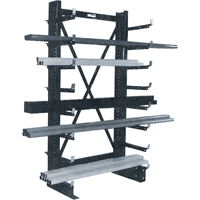 Rayonnage en porte-&agrave;-faux simple Minitree, 36" la x 76-3/16" h Dufferin Supply