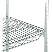 Qwikslot Adjustable Shelving Unit, 4 Tiers, 48" W x 54" H x 24" D Dufferin Supply