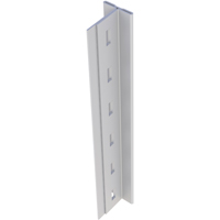 Montant en T pour rayonnage enclenchable Interlok, Acier, Hauteur 112" Dufferin Supply