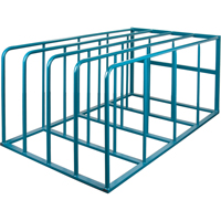Standard Vertical Sheet Racks, 84" W x 50" D x 36-3/4" H, 4000 lbs. Capacity Dufferin Supply