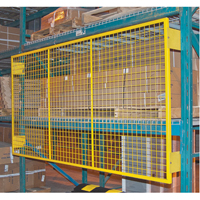 Grilles de protection arri&egrave;re pour palettier, 144" la x 48" h, Ferrures de 6" Dufferin Supply