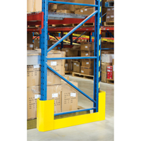 Racking Aisle Protectors, 3" W x 47" L x 16" H, Safety Yellow Dufferin Supply