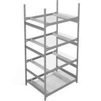 &eacute;tag&egrave;re de grande largeur, Sans boulons, Capacit&eacute; 1340 lb, 42" la x 84" h x 32" p Dufferin Supply