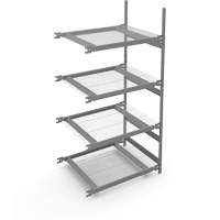 &eacute;tag&egrave;re de grande largeur, Acier, Sans boulons, Capacit&eacute; 1340 lb, 42" la x 84" h x 32" p Dufferin Supply