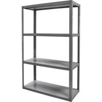 Heavy-Duty Shelving, Steel, Bolted, 3000 lbs. Capacity, 36" W x 72" H x 18" D Dufferin Supply