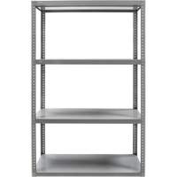 Heavy-Duty Shelving, Steel, Bolted, 3000 lbs. Capacity, 36" W x 72" H x 18" D Dufferin Supply