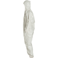 Tychem&reg; 4000 Coveralls, Large, White Dufferin Supply