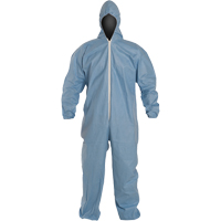 ProShield&reg; 6 SFR Coveralls, Large, Blue, FR Treated Fabric Dufferin Supply