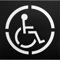 Safety Sign Stencils, English, 15.5" x 15.5" Dufferin Supply