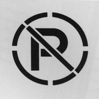 Safety Sign Stencils, English, 15.5" x 15.5" Dufferin Supply