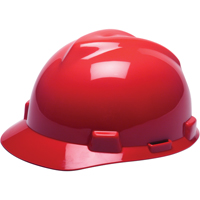 Casques de protection V-Gard<sup>MD</sup> - Suspensions Fas-Trac<sup>MD</sup>, Suspension Rochet, Rouge SAF974 | Dufferin Supply