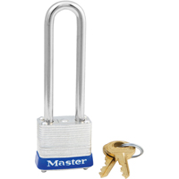 Padlock, Silver, Keyed Alike, Laminated Steel, 1-1/8" Width Dufferin Supply