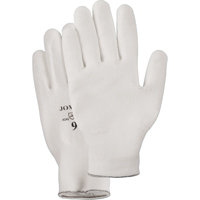 Gants enduit &agrave; paume tricot&eacute;e blanc, Taille Petit/7, Rev&ecirc;tement Polyur&eacute;thane, Enveloppe en PEHP, EN 388 niveau 2 Dufferin Supply