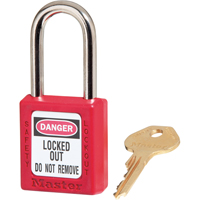 Cadenas Zenex, Cadenas de s&eacute;curit&eacute;, Cl&eacute;s diff&eacute;rentes, Thermoplastique, Largeur de 1-1/2" Dufferin Supply