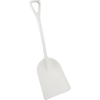 Safety Shovels - Hygienic Shovels (One-Piece), 14" x 17" Blade, 42" Length, Plastic, White SAL461 | Dufferin Supply