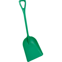 Safety Shovels - Hygienic Shovels (One-Piece), 14" x 17" Blade, 42" Length, Plastic, Green SAL463 | Dufferin Supply