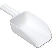 Small Hand Scoop, Plastic, White, 32 oz. SAL491 | Dufferin Supply