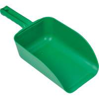 Large Hand Scoop, Plastic, Green, 82 oz. SAL495 | Dufferin Supply