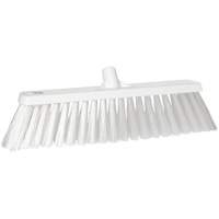 Large Particle Push Broom Head, 2-1/2", Polyester, White SAL505 | Dufferin Supply