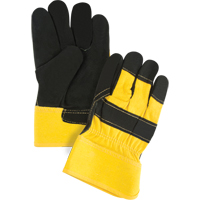 Superior Warmth Winter-Lined Fitters Gloves, Large, Split Cowhide Palm, Thinsulate Inner Lining Dufferin Supply