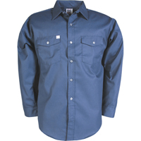 Work Shirts, Men's, Small, Navy Blue Dufferin Supply